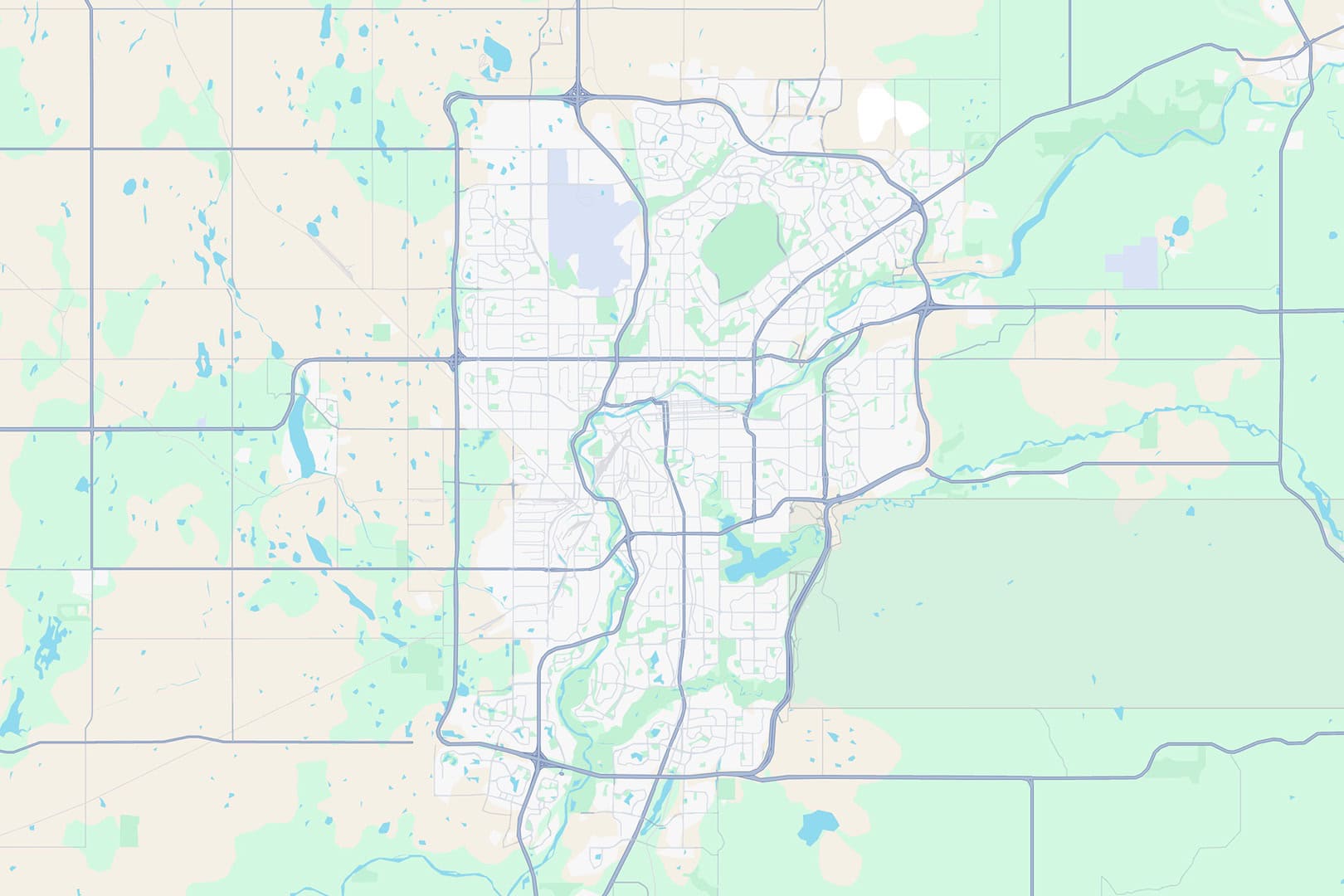 Map showing contact location for Waste Solutions services.