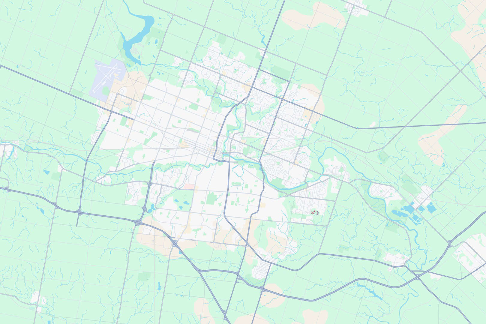 Waste Solutions contact map for efficient waste management services.