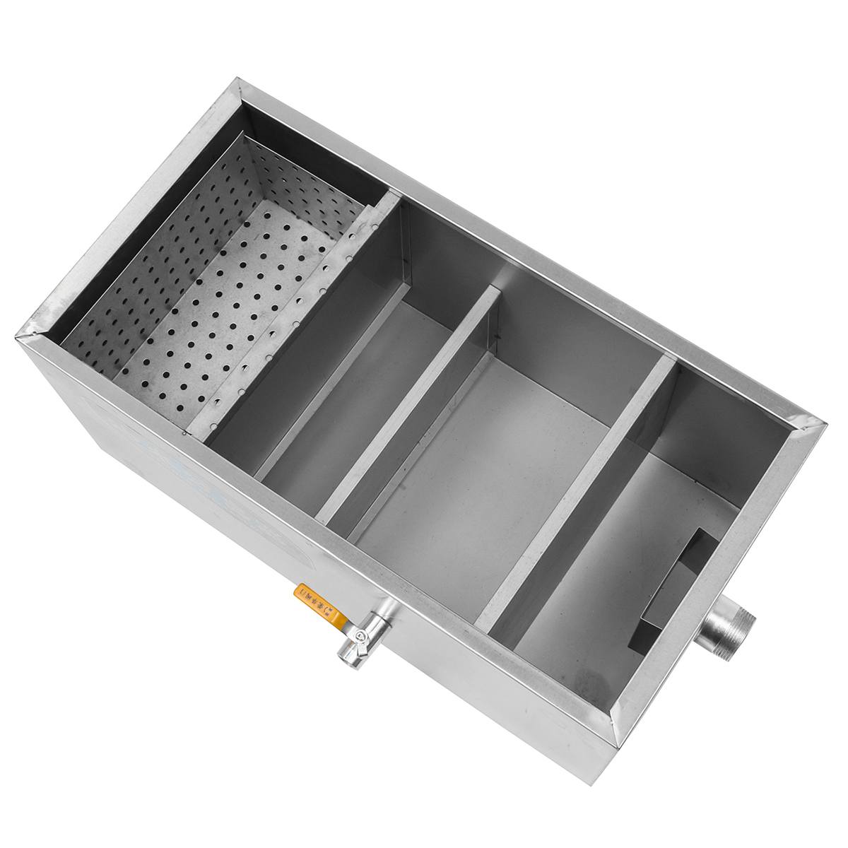 commercial kitchen grease trap - isolated