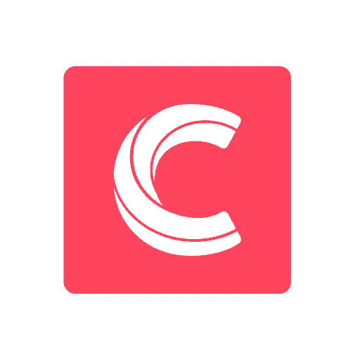 Company logo featuring a stylized 