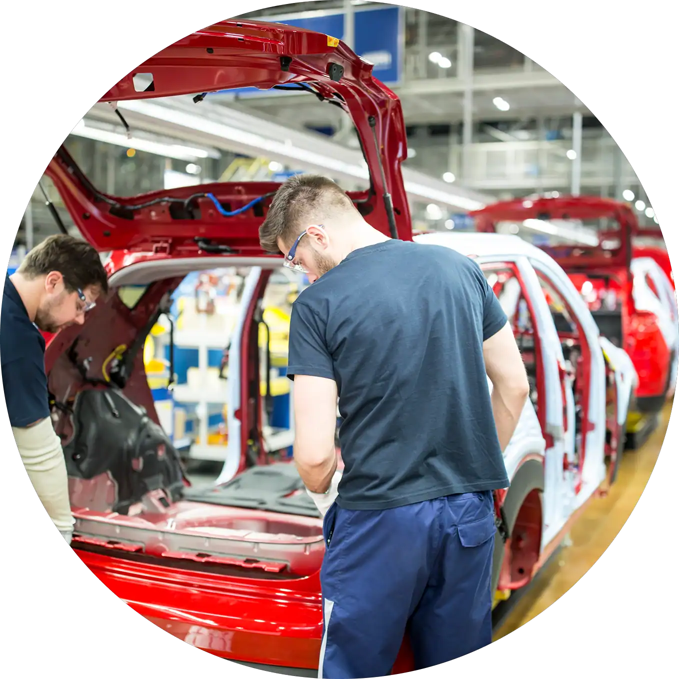 Efficient waste management for automotive parts manufacturing facilities.