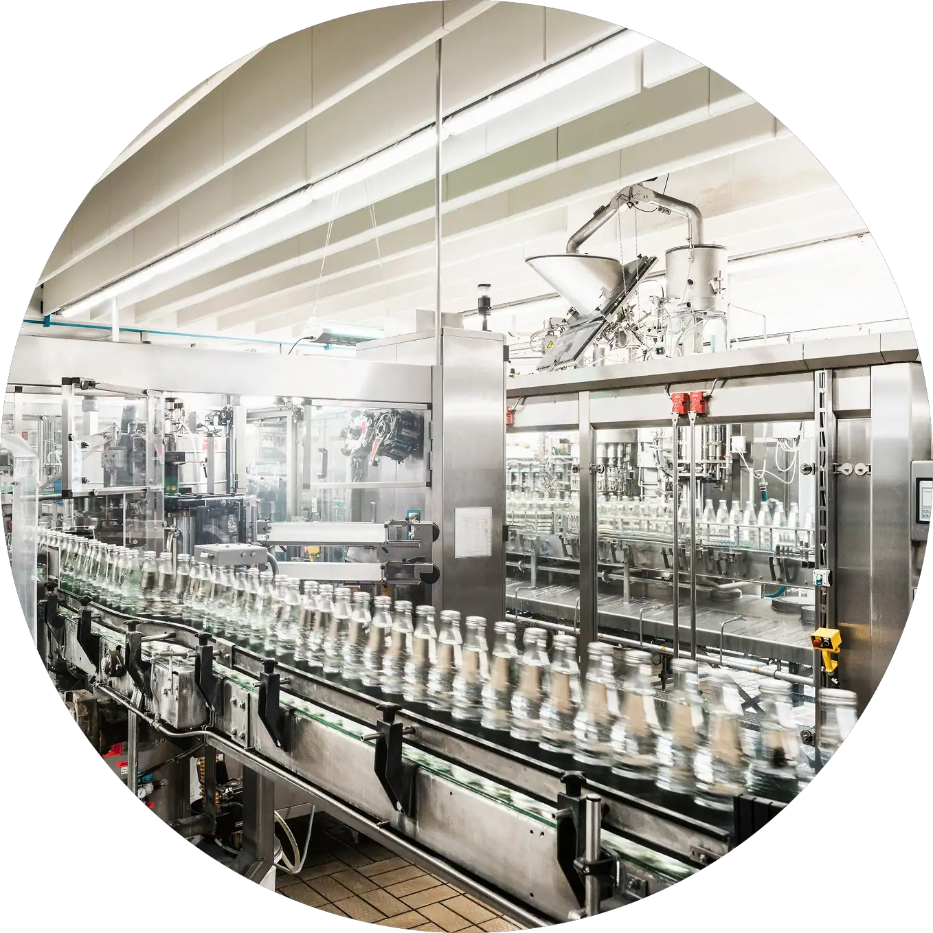 Efficient waste management in food and beverage production facilities.